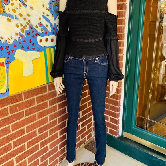 7 for All Mankind Ankle Skinny Jeans Mid Rise - Picture 6 of 8